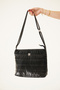 Lizkaala Women Shoulder and Arm Bag 00121871 Shiny Black - 4