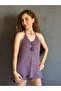 Hand Knitted Flowered Binding Women's Bluz Bustiers - 4
