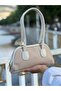 Cream Gold Detailed Shoulder Bag - 2