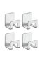 Stainless Steel Adhesive Dish Sponge Holder Sink Organizer Sponge Holder Pack of 4