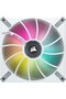 مروحة ML140 RGB Elite بمحمل مغناطيسي - عبوة من قطعتين - إطار أبيض