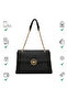 Women's Eden25 Flap Satchel (Black) - 6