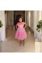 Bust Ruffle Paillettes Short Girl's Evening Dress - 4