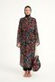 Navy Blue Full Length Tulle Pareo Kaftan Rp2507 - 5