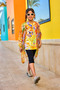 Girls' Beach Kimono - Lightweight Chiffon Pareo with Drawstring Detail Cp2504 - 4