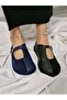 Genuine Leather Women's Casual Shoes – Elegant Buckle Model - 8