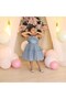 Bust Ruffle Paillettes Short Girl's Evening Dress - 6