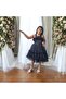 Bust Ruffle Paillettes Short Girl's Evening Dress - 4