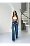 Trend Custom Design High Waist Wide Leg Jean Denim Palazzo Pants-Custom Design High Rise Wide Leg Jean - 3