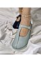 Genuine Leather Women's Casual Shoes – Elegant Buckle Model - 7