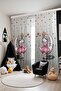 3B Gray Moon Princess Patterned Children's Baby Room Background Curtain (Single Wing Pricing) - 3