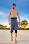 Men's Smoked Swim Shorts – Quick Dry Sea Shorts with Inner Leggings S2501-1 - 2