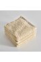 Cotton Face Towels, Beige, Pack of 10, Size S (30 × 30 cm) - 3