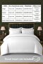 4-Piece Duvet Cover Set – Includes 1 Duvet Cover, 1 Fitted Sheet, 2 Pillowcases (White, Single) - 5