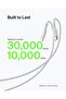 BoostCharge Braided USB C charger cable, USB-C to USB-A cable, USB type C charging cable for - 7