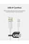 BoostCharge Braided USB C charger cable, USB-C to USB-A cable, USB type C charging cable for - 6