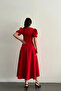 Watermelon Sleeve Long Dress - 3