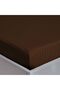 Extra Deep Fitted Elastic Bedsheet Set With Pillow Covers (Brown, Single (90x190+30CM)) - 7