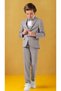 Boys' Tuxedo Suit – 5-Piece Set with Jacket, Trousers, Vest, Bow Tie, and Shirt - 3