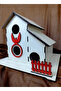 Wooden Triple Bird House Nest