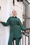 طقم لارا قماش مزدوج بأزرار