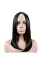 New High-Temperature Fiber Center-Parted Women's Wig - 5