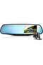 1080P Mirror Dash Cam, Night Vision, Touchscreen, Front/Rear View, 170° Angle, Parking Assist