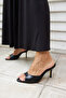 Kante Women's Black Heel Slippers - 8