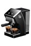 Semi-Automatic Espresso Machine with Milk Frother, Steam Wand, Removable Tray & Water Tank, Black