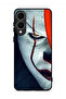 غطاء حماية لهاتف Samsung Galaxy S25 Edge بتصميم نصف وجه الجوكر