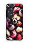 غطاء حماية لهاتف Oppo A60 - وردي داكن مخروطي