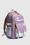 Rlx-1396 Set of 3 Children's Primary School Bag Backpack with Pen Holder and Lunch Bag Lila - 2