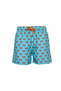 Boy's Crab Patterned Swim Shorts with Pockets Mesh Quick Dry Water Repellent Medium Length 25Sm115St
