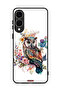 غطاء حماية لهاتف Samsung Galaxy S25 Edge بتصميم بومة فنية تجريدية