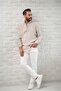 Regular Fit Collar Buttoned Summer Modal Fabric Men's Shirt
