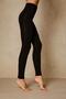 Women's Black Color Recovery Thermal Underwear Leggings with Fleece Thermal Inside - 4