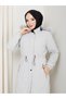 Women's Fullly Filled Waist Lace up Sleeves Elastic Nova Fabric Young and Sports Medium Size Testure Coat 0215 - 4