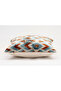 Silk Velvet Ikat Decorative Throw Pillow Case - 3