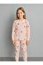Girl's Koala Printed Cotton Pajama Set - 3