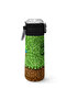 Green Brown High Craft Patterned Steel Thermos Flask 500 ml 31992 - 2