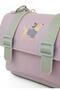 Women's vegan leather lilac shoulder bag - paw lucky design - 6