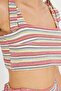 Women's Pink Bustier Skirt Double Set Arm-25Y001092 - 4
