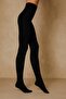 Black Color Fleece Thermal Underwear Warm Pantyhose