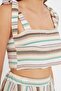 Women's Light Beige Bustier Skirt Double Set Arm-25Y001092 - 4
