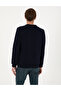 Navy Blue 3 Thread Regular Fit Crew Neck Basic Sweatshirt 50315021-Vr033 - 5