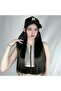 Chic Long Hair Wave Hat Wig - 4