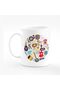 Designer Printed Coffee Mug with Heavy Duty Handle 11oz Ceramic Personalised Gift Mugs Cup - 2