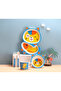 5 Piece Kitten Fish Bamboo Tableware Set - 2