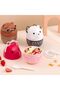 Cute Bear Double Layer Lunch Box - 450ml, BPA-Free, Leakproof, Portable, Food Grade PP with C - 7