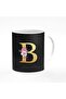 Designer Printed Coffee Mug 11oz Ceramic Personalised Gift Mugs Cup - Custom Monogram Init